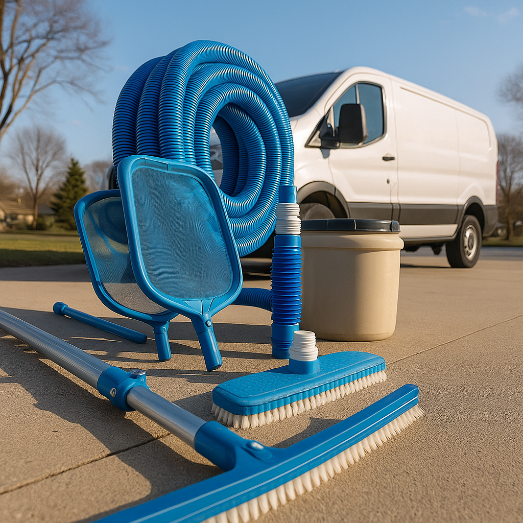 Pool cleaning team in Downers Grove, IL